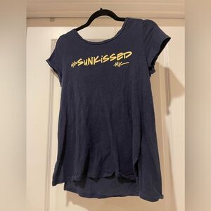 Michael Kors navy blue size, medium T-shirt, top cotton